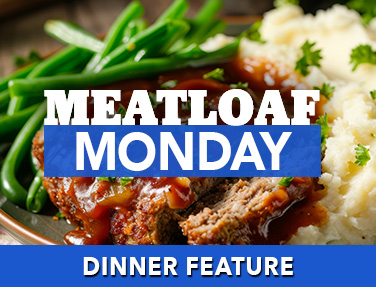 Meatloaf Monday at the Village Inn in Linwood, MI